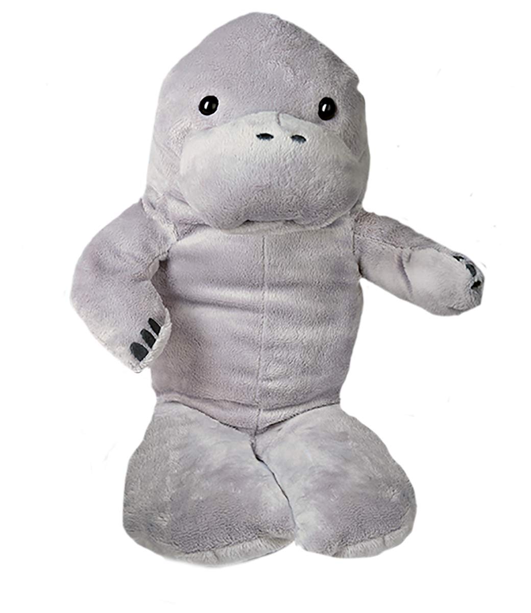 Make Your Own Stuffed Animal 16" Molly The Manatee - No Sew - Kit with Cute Backpack!
