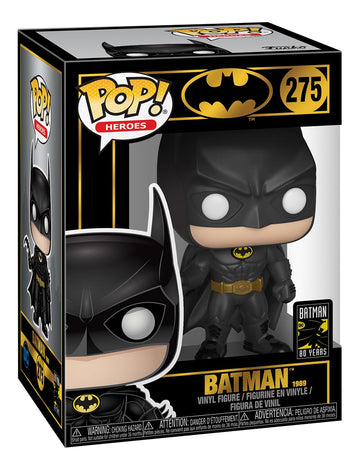 Funko Pop Heroes: Batman 80th - Batman - (1989),Multicolor, Standard - DC Comics - Collectable Vinyl Figure - Gift Idea - Official Merchandise - Toys
