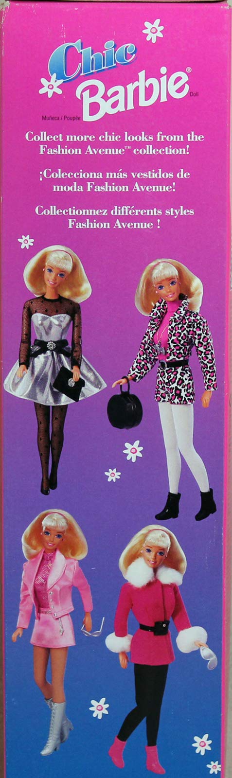 Fashion Avenue Blonde Doll Chic Barbie in Pink Satin