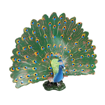 FLORMOON Bird Toys pcs Realistic Peacock Plastic Early Educational Toys Cupcake Topper Party Gift for Kids 2+ Year Old