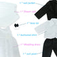 18 Inch Doll Clothes Accessories Wedding Set, Bride Wedding Dress and Groom Suit Outfit, Veil, Bow Tie for American 18 Inch Doll Girl Boy Ball Party
