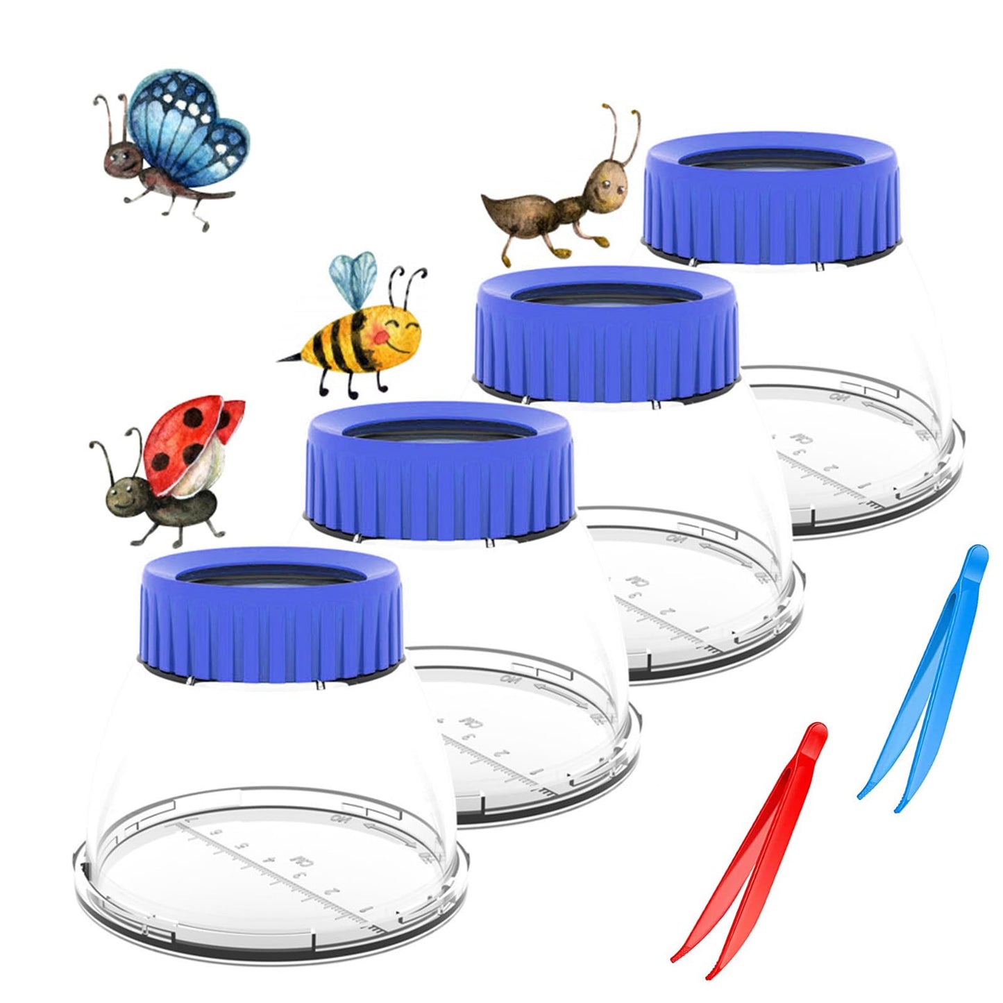 5X Magnifier Bug Viewer, Bugs Habitat Magnifying Bug Jar for Kids