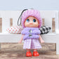 DDJYP 12pcs Tiny Dolls Silicone Princess Mini Doll for Girls DIY Miniature Dollhouse Kit with Miniature Clothes, Decoration Little Dolls Christmas