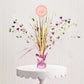 Dazzling Foil Spray Centerpiece, 18" (1 Count) - Elegant Table Decor, Perfect for Baby Shower Celebrations, "It's a Girl", Gold & Pink