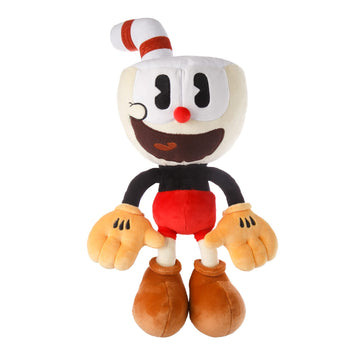 Cuphead Plush Toy 15 Inches - Plush Toy -Super Soft and Huggable Stuffed Doll of The Cuphead Show! Character for Kids and Fans of All Ages - Perfect