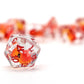 FanRoll Dragon StormTM Inclusion Resin Dice Set: Red Dragon