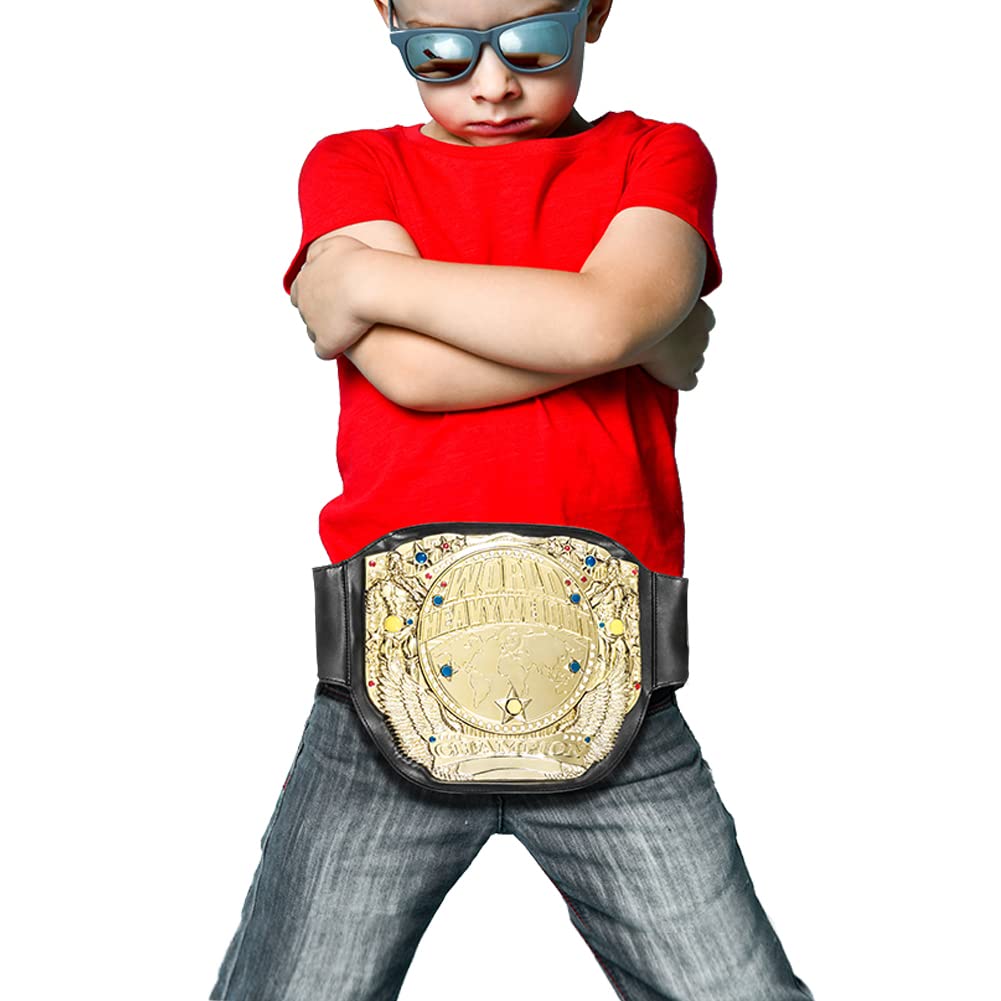 Spinning Wrestling Championship Toy Belt with Four Center Plates