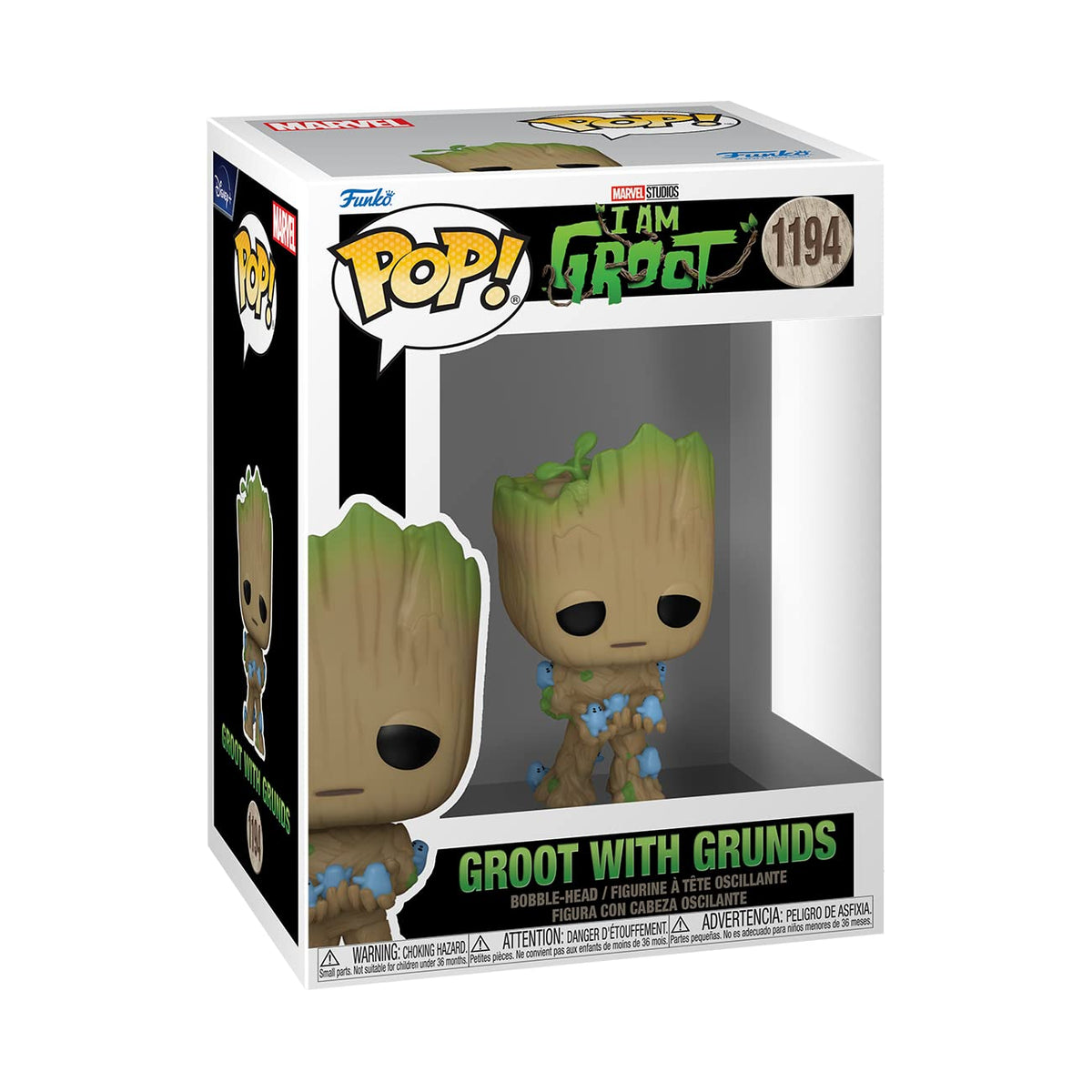 Funko POP! Marvel: Guardians of the Galaxy - Groot with Grunds - Groot Shorts - Collectable Vinyl Figure - Gift Idea - Official Merchandise - for Kids