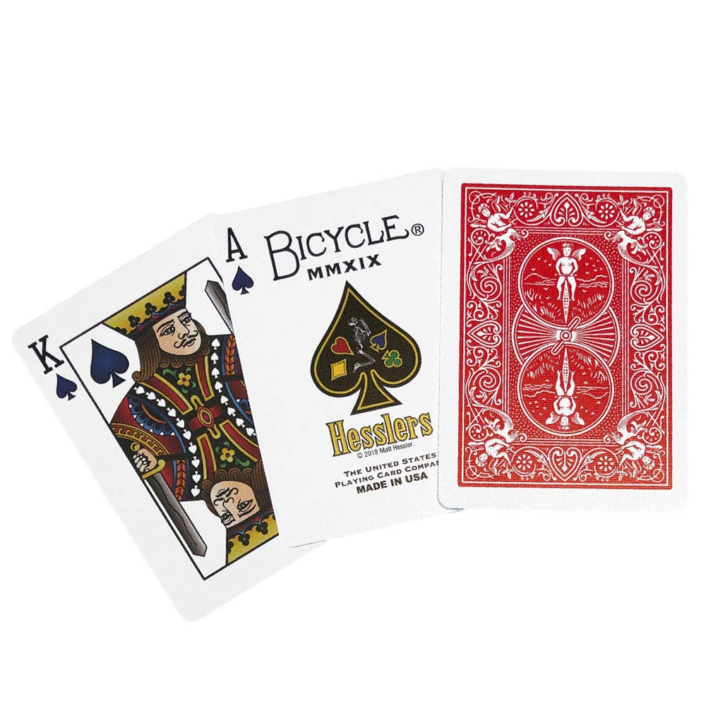 Hessler's Standard Back Playing Cards (RED)