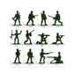 RAINBOW TOYFROG Army Men Action Figure Set - 300 pcs Toy Soldiers Military Playset - Classic Army Men Action Figures for Kids - Durable Army Toys