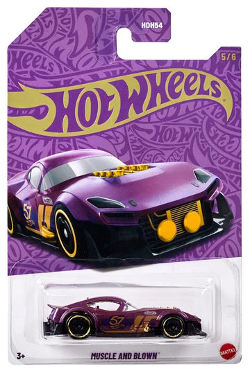 Hot Wheels Purple Muscle and Blown, 57th Anniversary