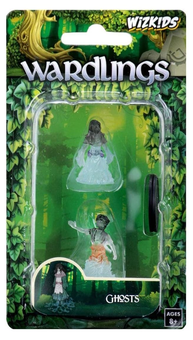 WizKids Wardlings Painted RPG Figures: Ghost (Female) & Ghost (Male)