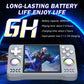 New Retro Handheld Game Console,4-inch IPS Screen with Storage Bag,Built-in 128G with 22000 Games,Linux System,Portable Pocket Mini Arcade (Gray,128g)