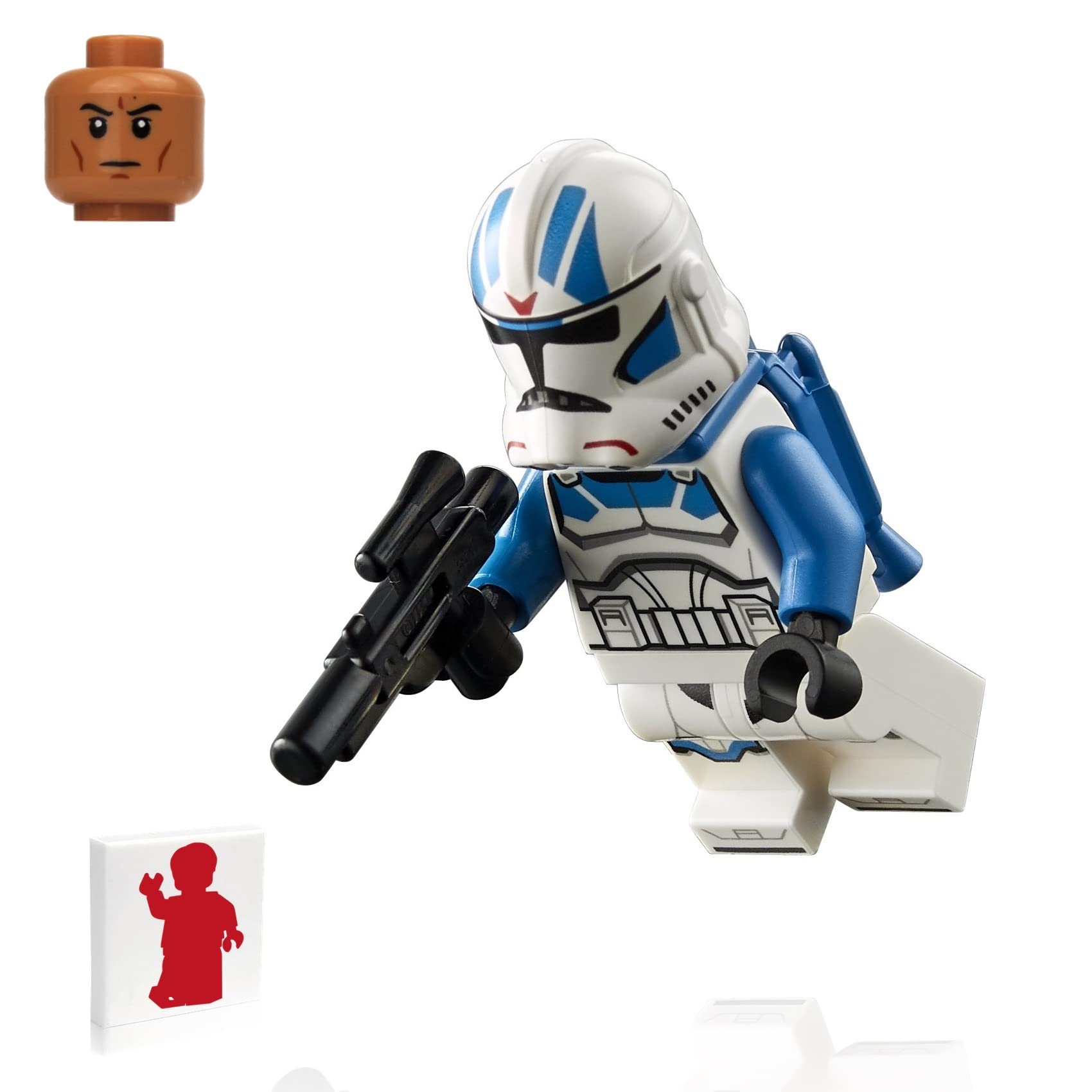 LEGO Star Wars The Clone Wars Minifigure - 501st Legion Jet Trooper with Blaster (75280)