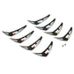 OMPHOBBY M1 EVO Parts Vertical Stabilizer Set Replacement Parts for OMPHOBBY M1 EVO RC Helicopters Rc Heli Accessories OSHM1204Y(Yellow)