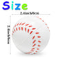 Whkvnng 30PCS Large 2.5Inch Baseball Stress Ball,Stress Relief Balls,Squeeze Sports Ball,Squeeze Foam Balls for Themed Baseball Stress Anxiety Relief