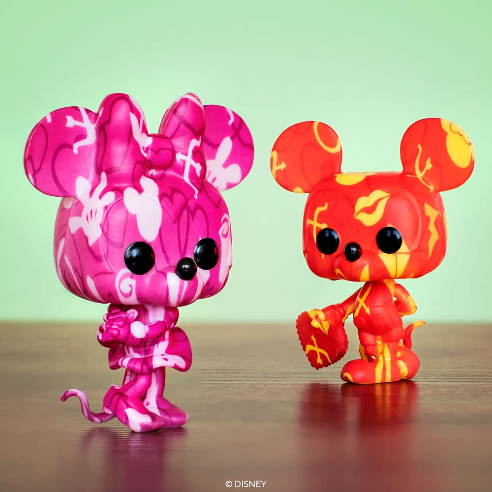 POP Artist Series: Disney Treasures from The Vault - Mickey and Minnie Mouse (2 Pack), Amazon Exclusive, Multicolor (55669)
