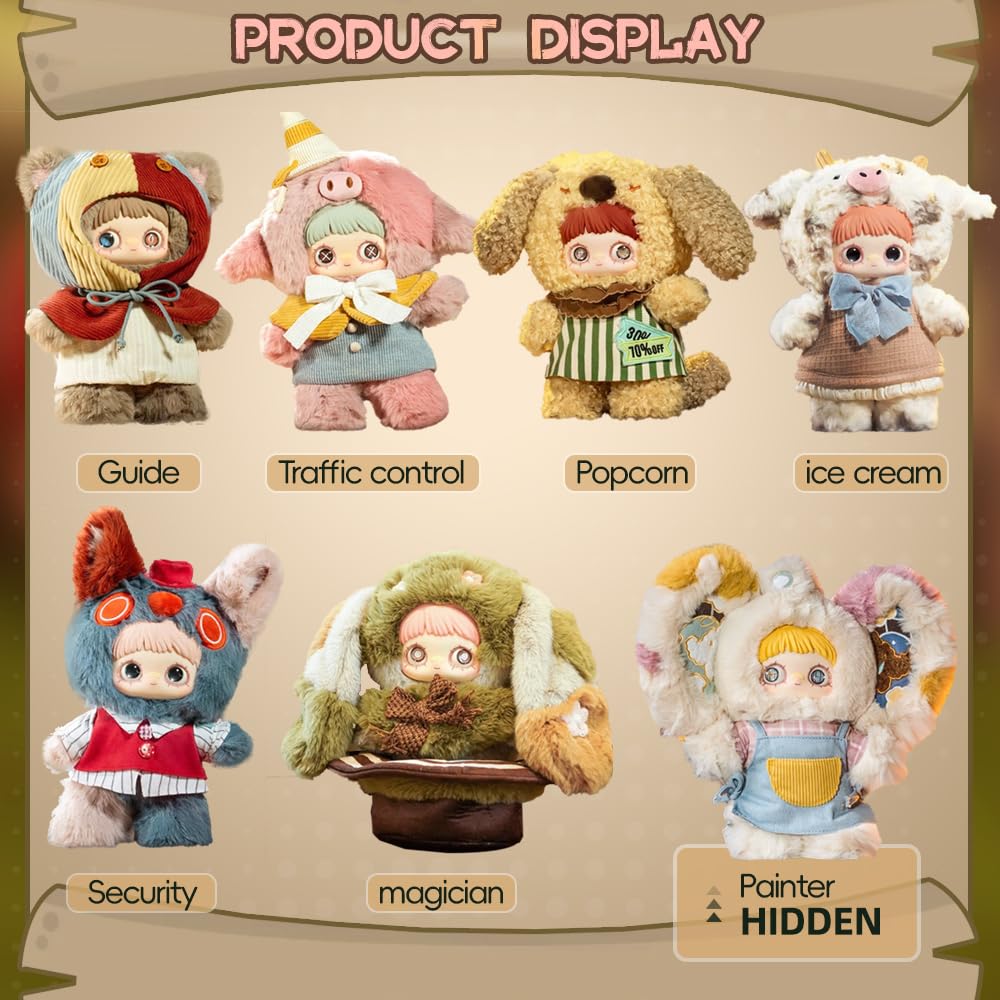 Plush Blind Box Doll Collectible Toy for Birthday Gift (Single Box)