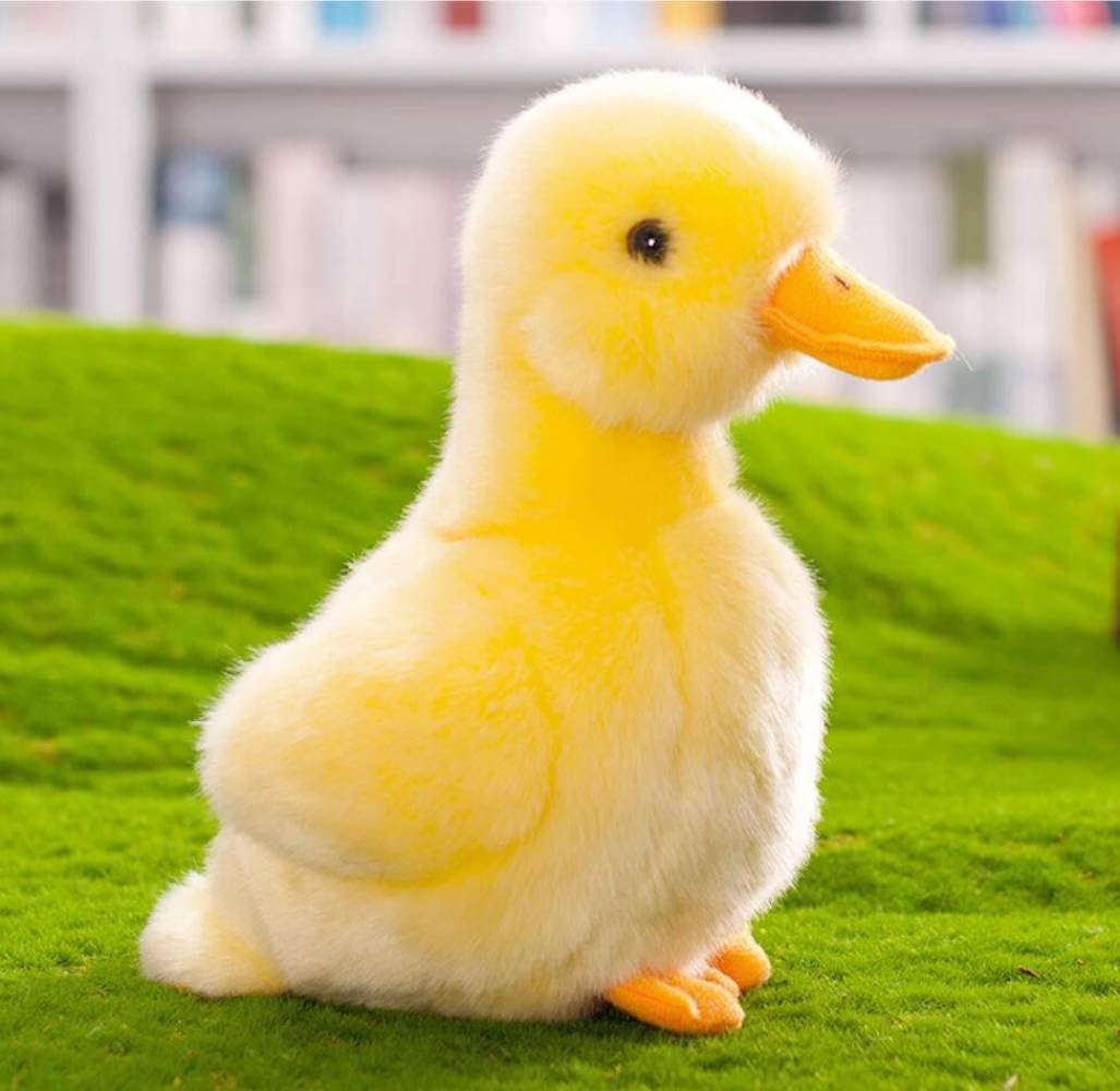 8 Inch Small Yellow Duck Plush Toys Duck Stuffed Toys (Yellow)