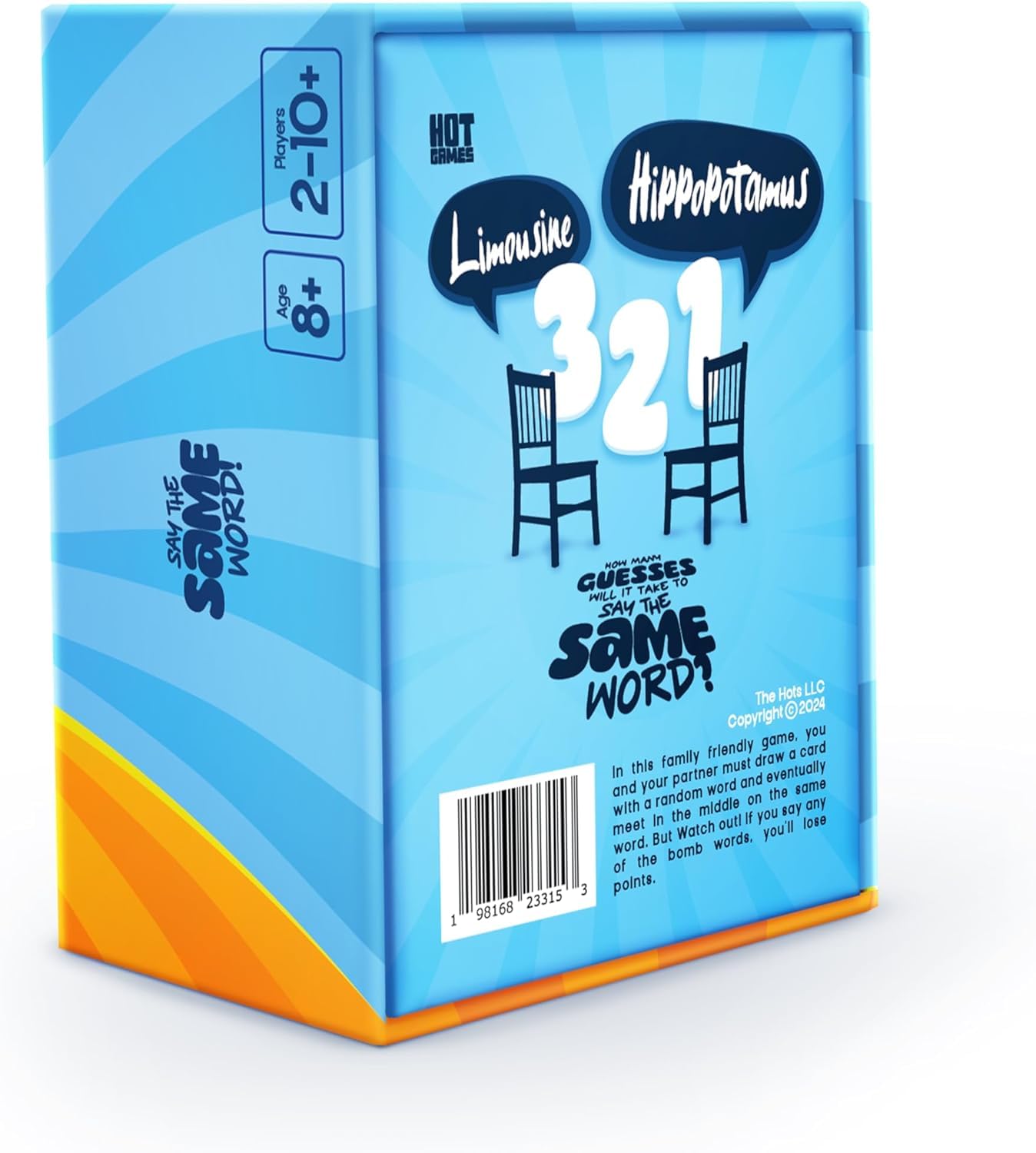 Say The Same Word Fast-Paced Party 120 Word Card Game for Families, Couples & Friends-Fun, Easy-to-Learn Games for Boredom, Game Night, Social