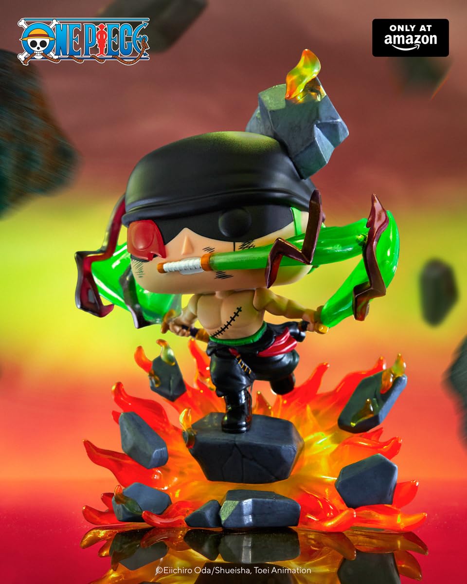 Funko POP! Premium: One Piece - Zoro King of Hell - Amazon Exclusive