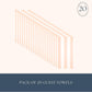 Bonjour Fete Peach Cabana Stripe Paper Guest Towels | Disposable, 3-Ply Napkins | Premium Party Supplies & Decor | Holidays, Kids Themed Birthday