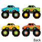 Big Dot of Happiness Smash and Crash - Monster Truck - Decorations DIY Boy Birthday Party Essentials - Set of 20