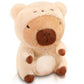 WUFUVAP Cute Capybara Plush Wearing Bear Costume Kawaii Capybara Stuffed Animal Soft Stuffed Capibara Toy Birthday Gifts Party Decoration for Kids