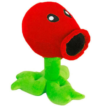 JHESAO 7" Fire Plants and Zombies Peashooter Plush Zombies Toys PVZ Plushies 1 2 Stuffed Soft Doll Pea Fire Plant Toy New