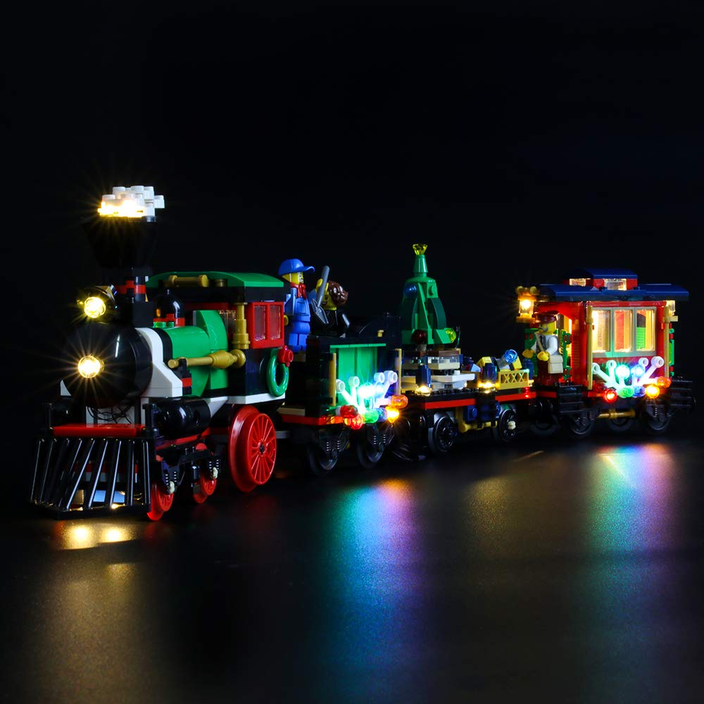 Lightailing Light Set for (Creator Expert Winter Holiday Train) Building Blocks Model - Led Light kit Compatible with Lego 10254(NOT Included