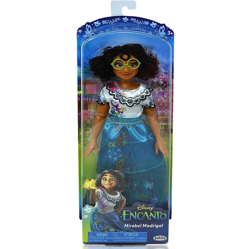 Disney Encanto Mirabel Fashion Doll with Dress, Shoes & Glasses