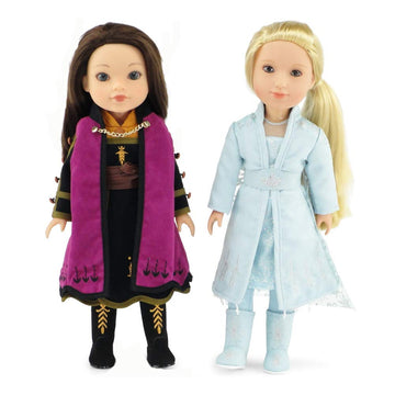 Emily Rose 14 Inch Fashion Doll Clothes 11 PC Princess Costume Playset Gift Set | Perfect Halloween Costume for 14" Wellie Wishers Dolls | USA