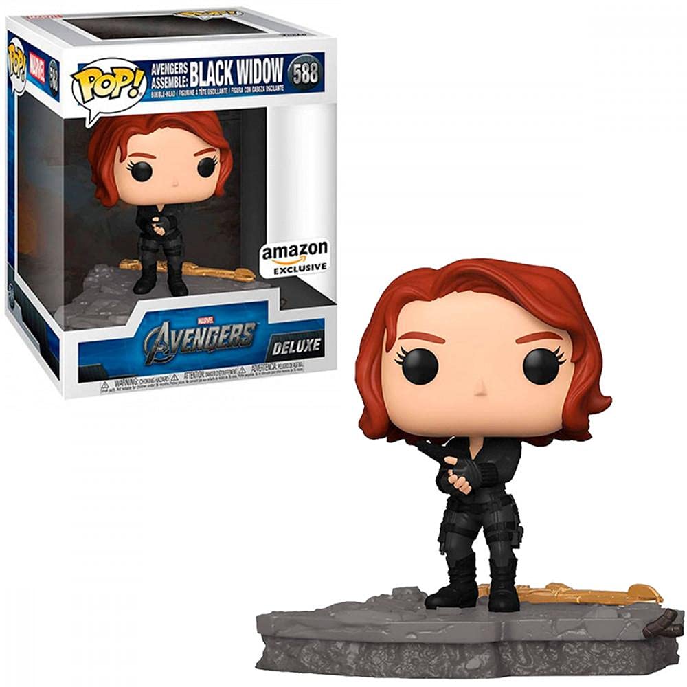 Funko Pop! Deluxe Marvel: Avengers Assemble Series - Black Widow, Amazon Exclusive, Figure 5 of 6