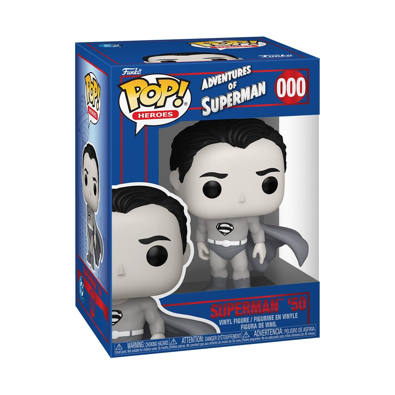 Funko Pop! Heroes: Shield Through the Ages - Superman '50 - DC Comics - Collectable Vinyl Figure - Gift Idea - Official Merchandise - Toys for Kids
