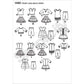 Simplicity 1485 Doll Dress and Clothes Sewing Patterns for 18'' Dolls