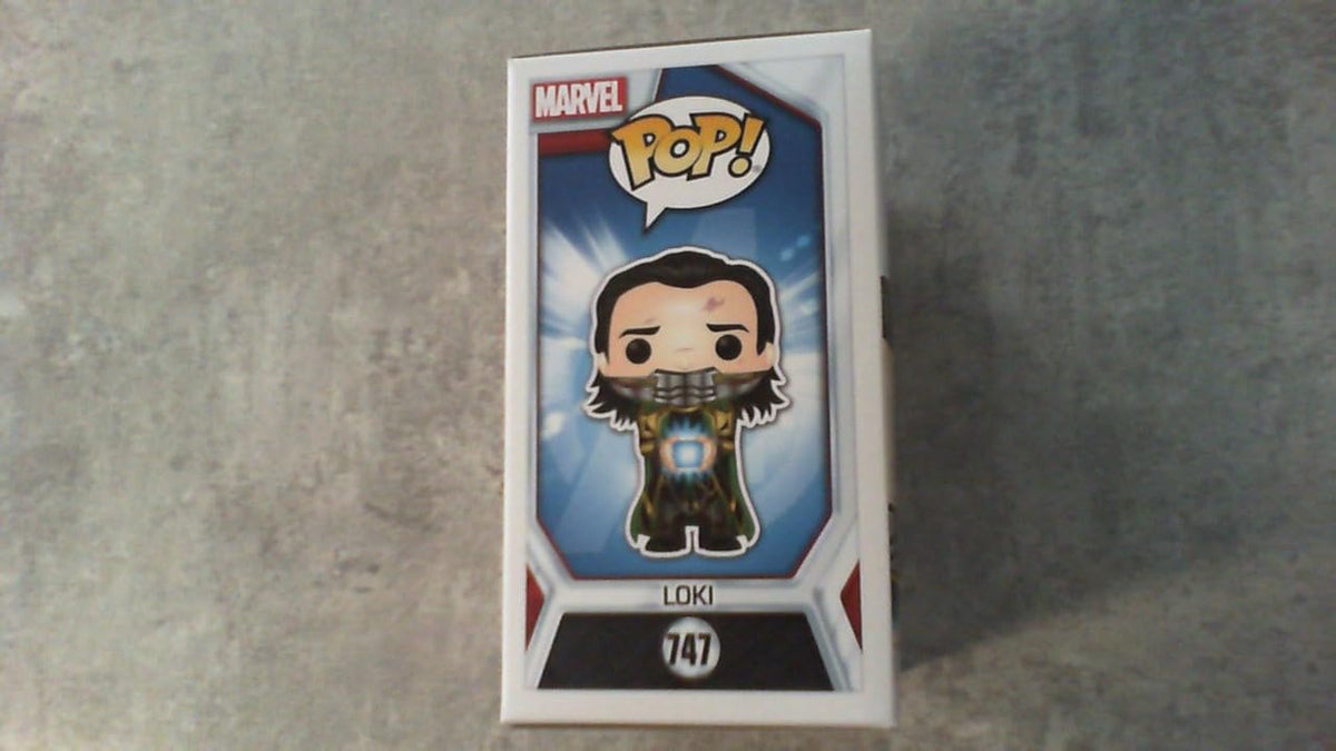 Funko Pop! Marvel: Avengers Endgame - Loki with Glow-in-The-Dark Tesseract
