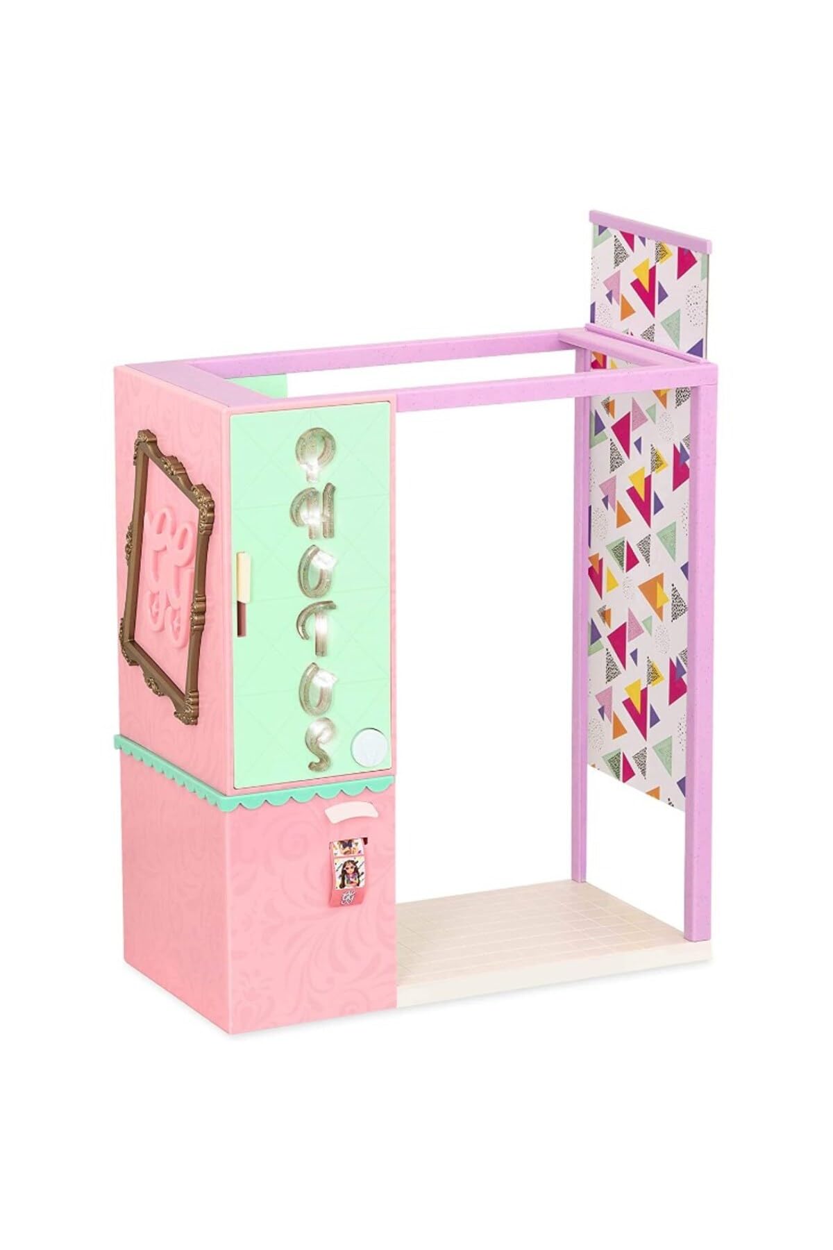 Glitter Girls - Polaroid of Friendship! - 14-Inch Doll Accessories - Photo Booth with Stool & Props - Bunny Nose & Masquerade Mask - Working Lights &