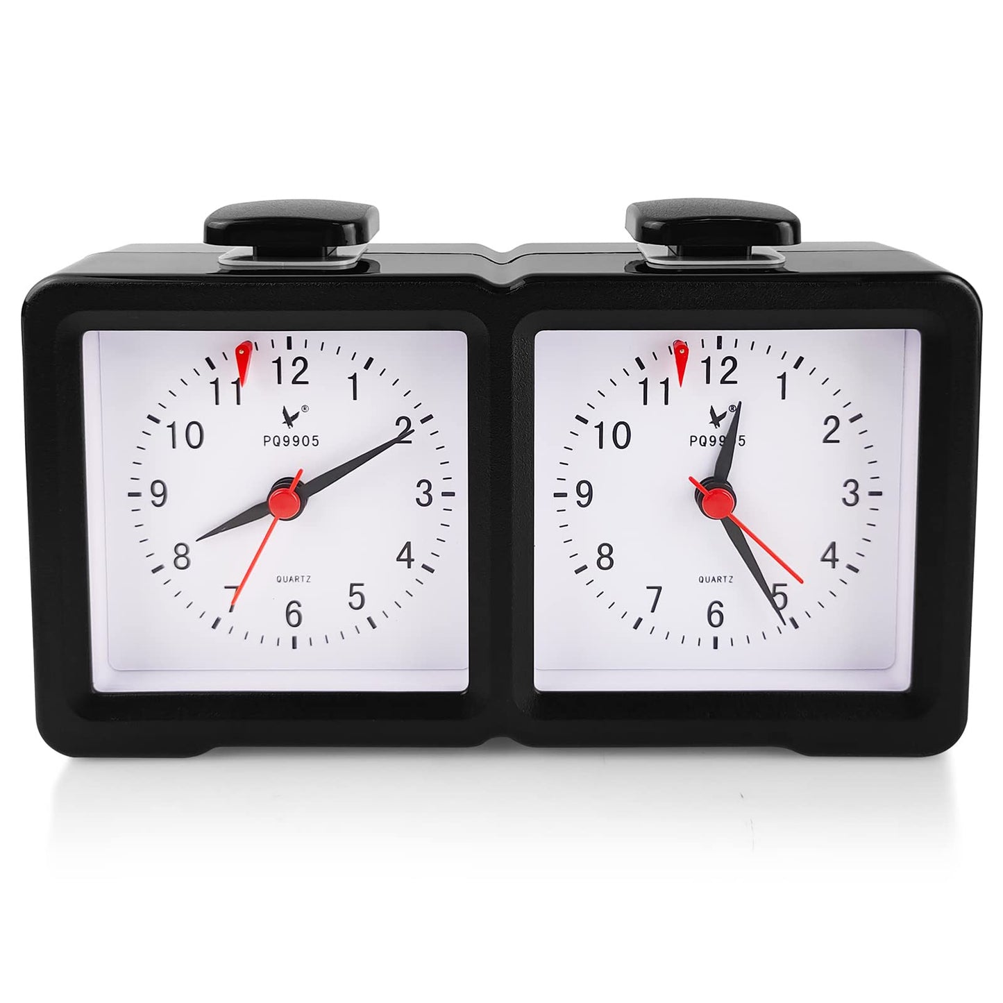 LEAP Analog Chess Clock Traditional Chess Timer with Two Large Dials Chess Set Timer for Chess, Chinese Chess and I-GO (PQ9905)