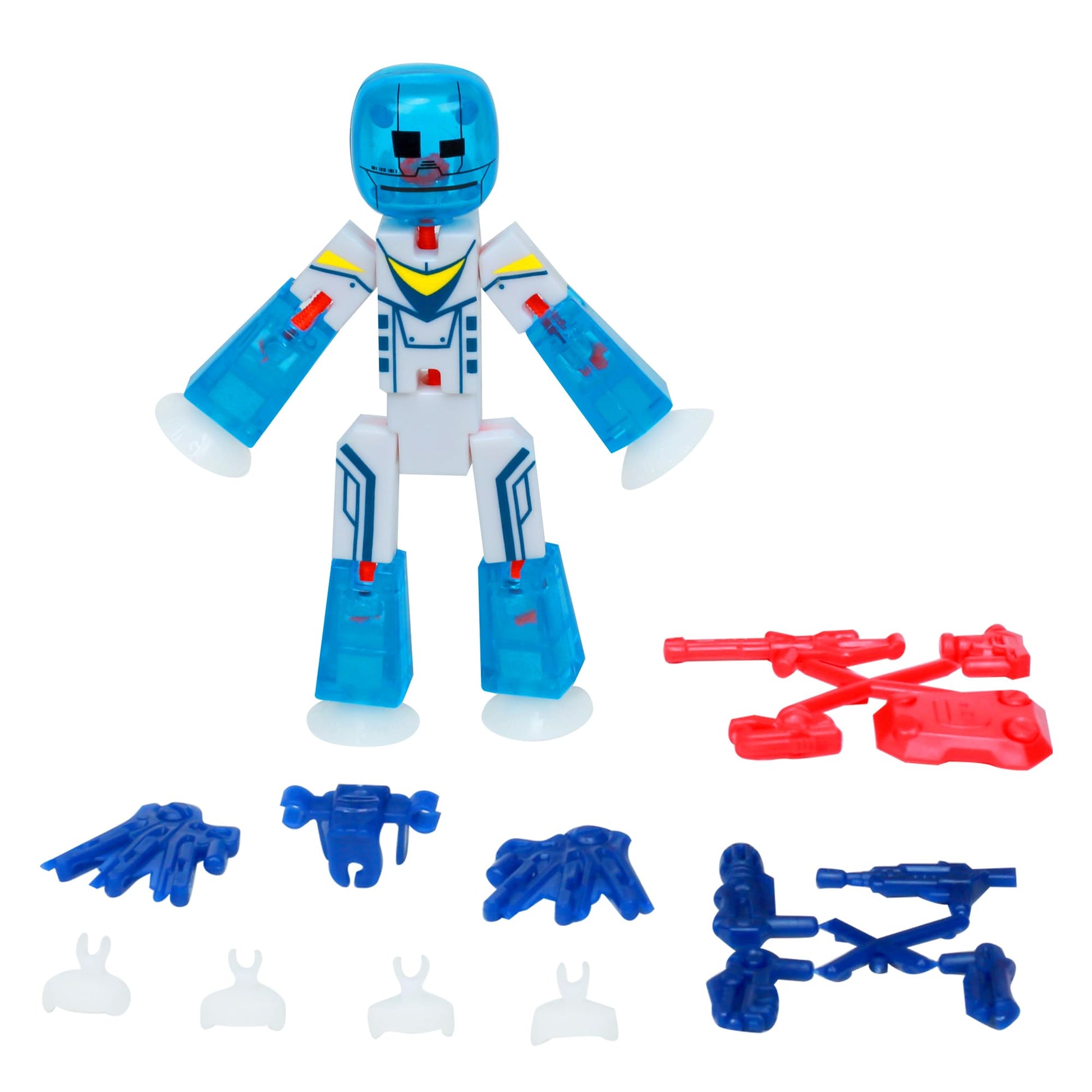 Zing StikBot Zingtannica Action Pack - Collectible Action Figures and Accessories, Includes 1 Stikbot, 1 Set of Accessories, Stop Motion Animation