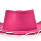 Bottles N Bags Children's Pink Felt Hat (2 Pack) Western Style for Pretend Play Birthday Parties and Costumes Toy Story Teams