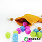 KOREAC_Gonggi Konggi Gong Gi Korean Jacks Jack Stone Game 15Pieces | Adult | Brain Game a Lucky Bag