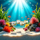 1Pc Fish Tank Toy, 1:12 Scale Miniature Dollhoue Accessories, Resin Dollhouse Fish Tank Accessories for Garden Scene Decor, Dollhouse Accessories