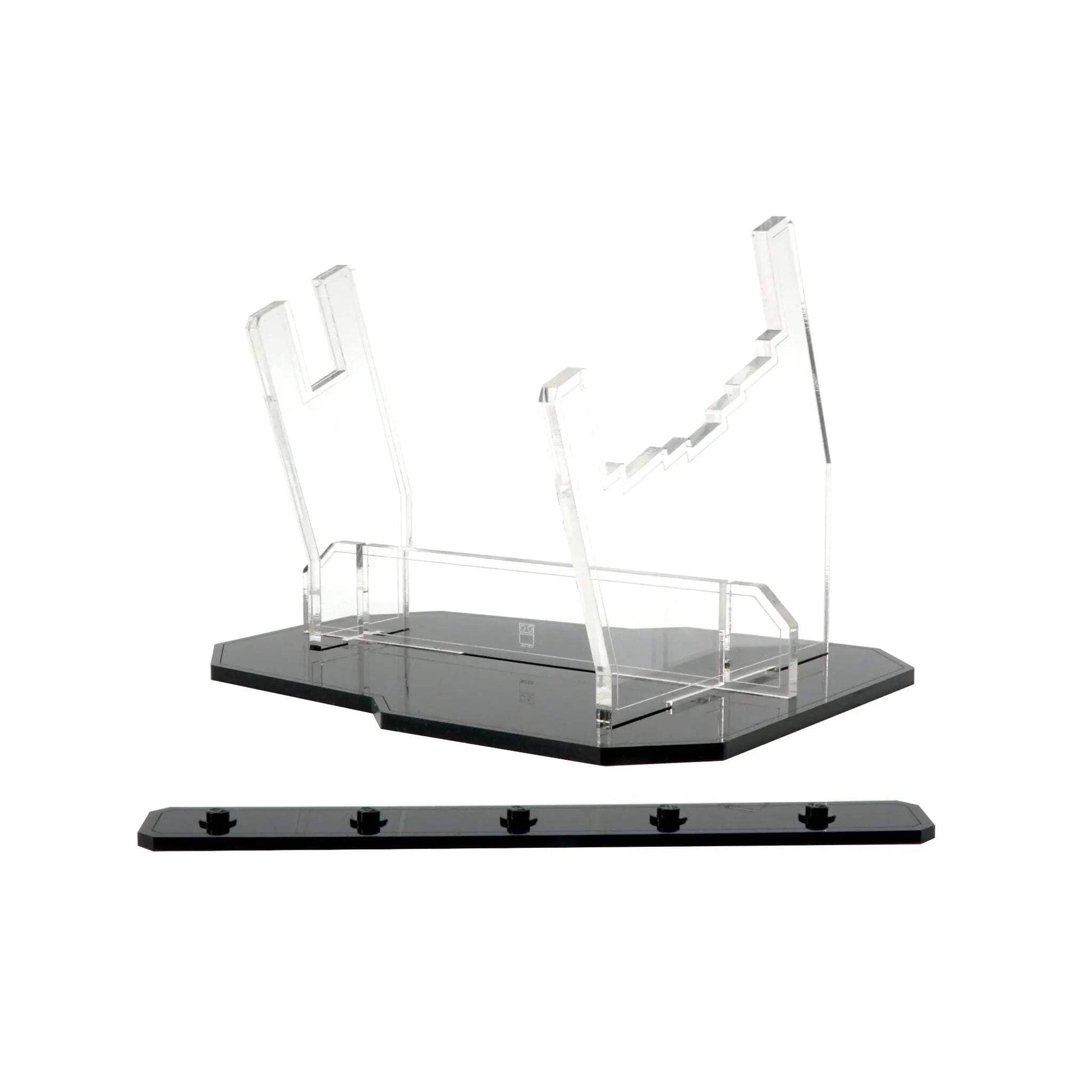 Brickcessories Display Stand Compatible with LEGO Star Wars 75357 Ghost and Phantom II - Angled Flight Display with Minifigure Base - Set Not Included