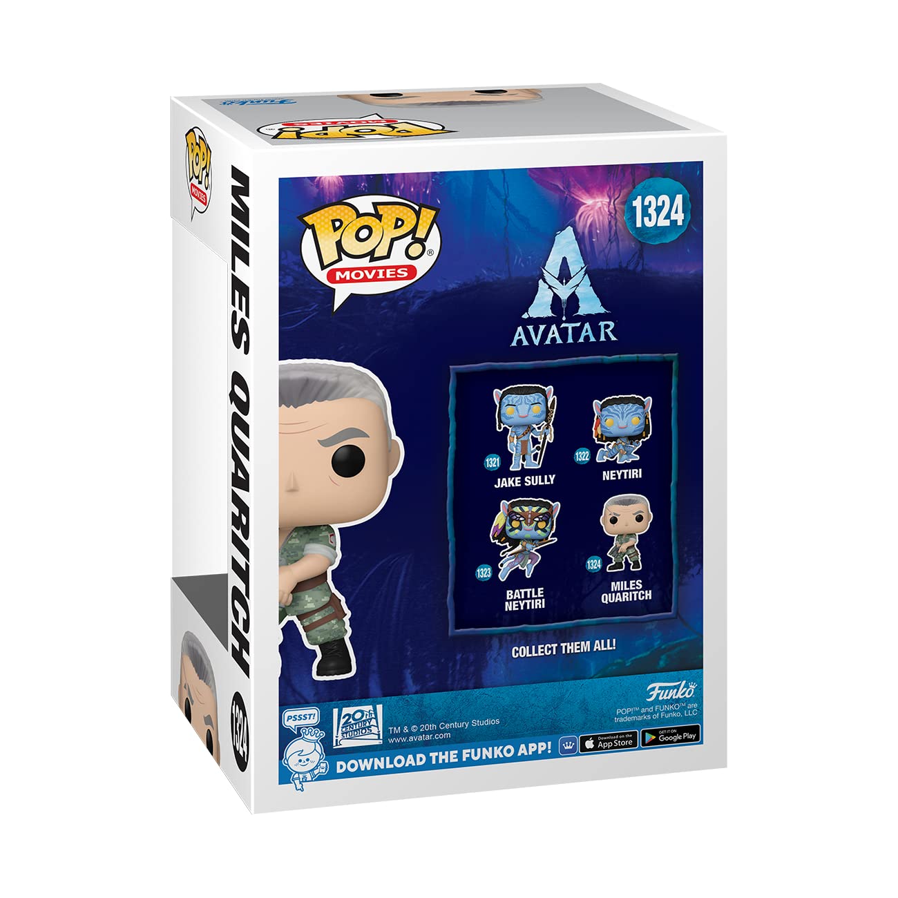 Funko POP! Movies: Avatar - Miles Quaritch - Avatar: The Way of Water - Collectable Vinyl Figure - Gift Idea - Official Merchandise - for Kids &