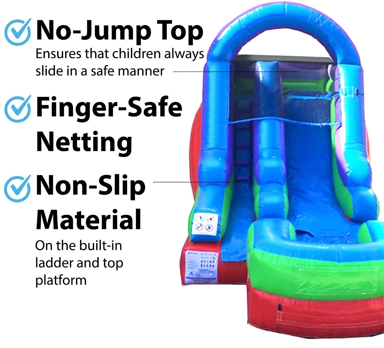 TentandTable 12FT Commercial Inflatable Water Slide & Blower, Retro