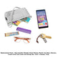 Replacement Parts for Fisher-Price Strut-n-Style Bag Playset - GKW04 ~ Replacement Bag Includes Wooden Smart Phone, Plastic Car Keys, Glasses, Credit