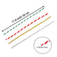 Livder 400 Pieces Christmas Pipe Cleaners Chenille Stem, Red Green Glitter DIY Art Crafts, 4 Colors