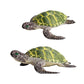 BLAPNK 2 Pcs Realistic Ocean Turtle Model Toys, Simulated Sea Life Turtle Animals Figurine Collection Playset Sea Creature Science Educational Props