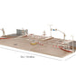 Fast & Furious Final Race Train Nano Scene & 2 1.65" Die-Cast Cars, Toys for Kids and Adults