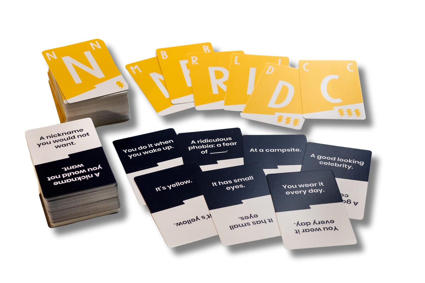 Slingz by Blue Orange Games, Fast and Hilarious Word Card Party Game of Categories for Ages 10 & Up, 2 to 7 Players